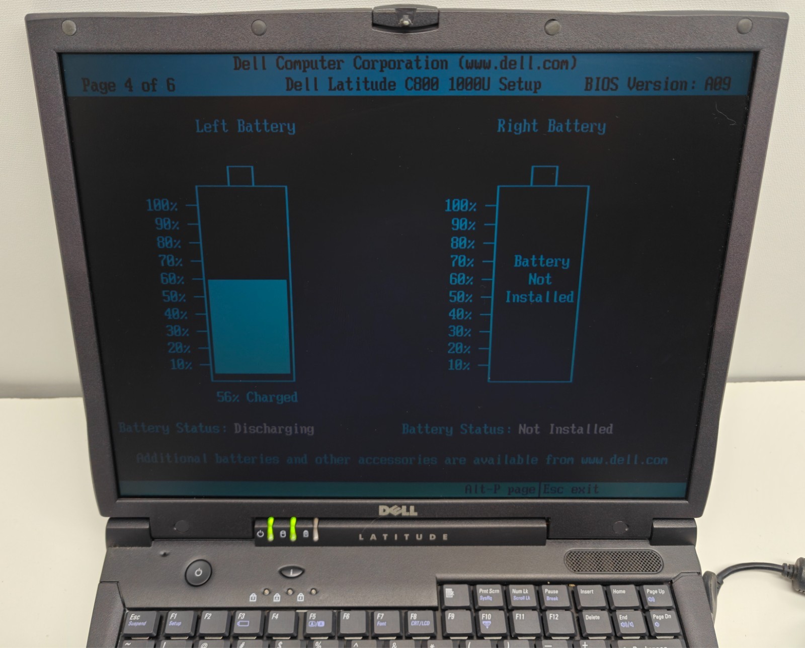 Dell Latitude C800 Intel Pentium III 16MB RAM FOR PARTS OR REPAIR ATI NO HDD CD