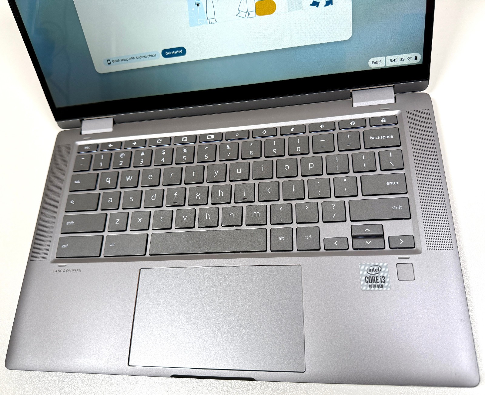 HP Chromebook x360 14c-ca0053dx 14″ Touch 2.1GHz i3-10110U 8GB RAM 64GB eMMC SSD