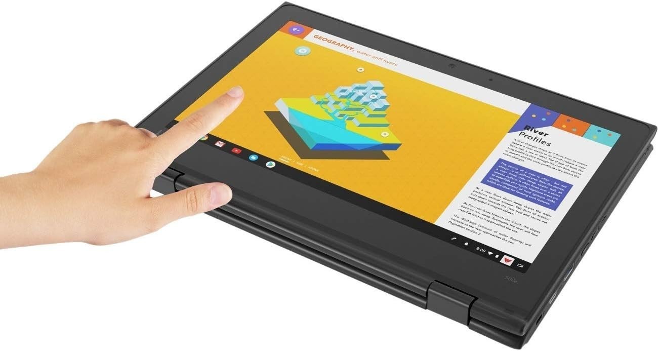 11.6″ 2-in-1 TouchScreen Lenovo Chromebook Laptop/Tablet: 4GB RAM 32GB Storage!