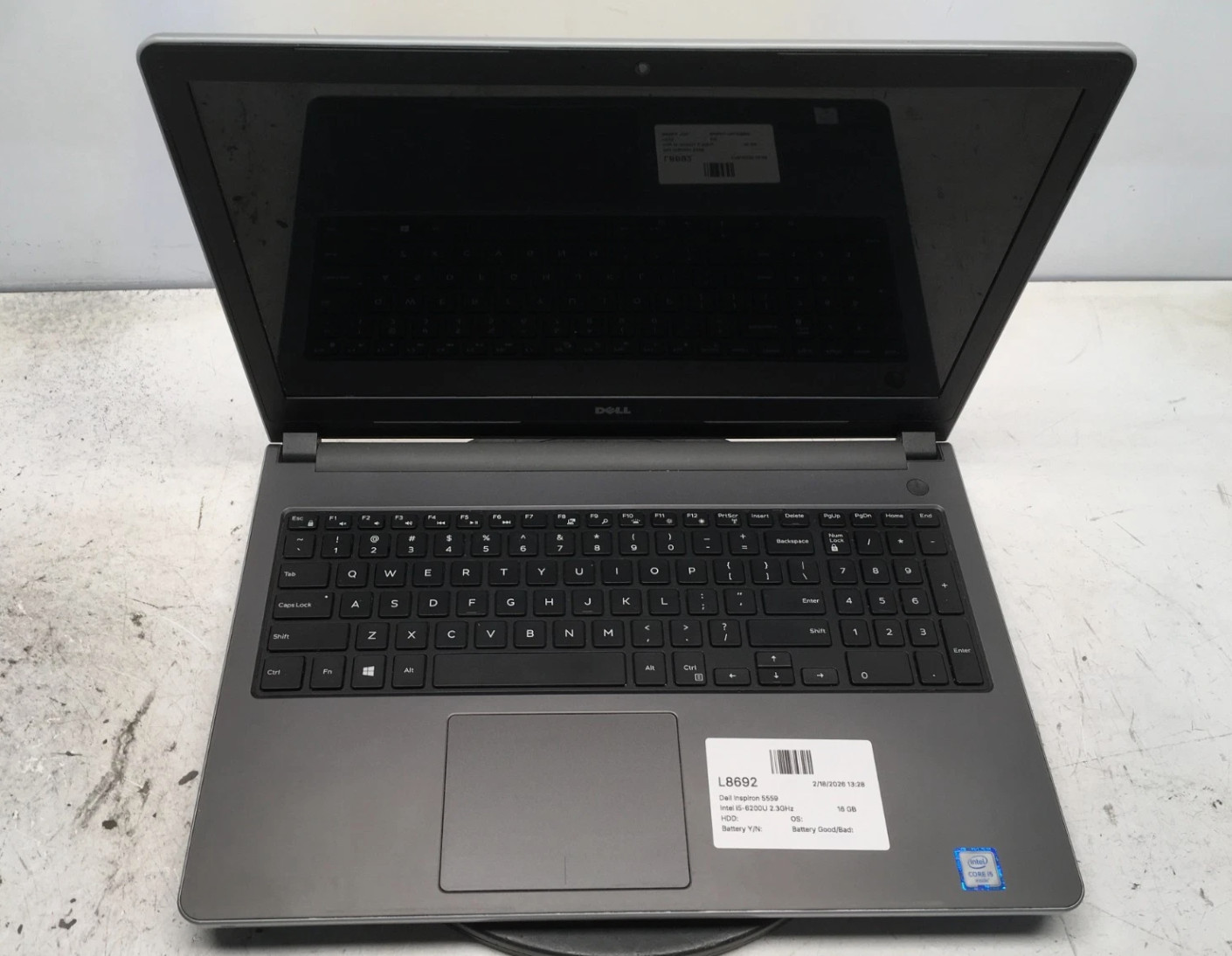 Dell Inspiron 5559 i5 500GB SSD 16GB DDR3L RAM WIN11P 100%🔋 w/AC Good Condition