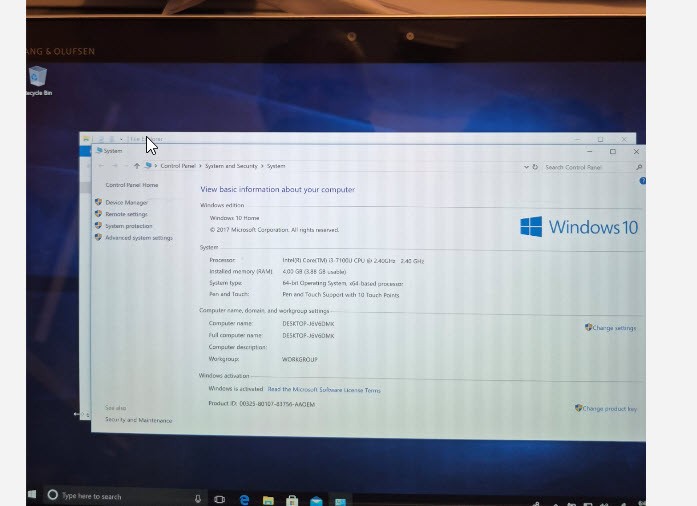 HP Elite x2 1012 G2 2-in-1 12″ 2736 x 1824 Touch I3-7100U 128GB 4GB W10P NO AC