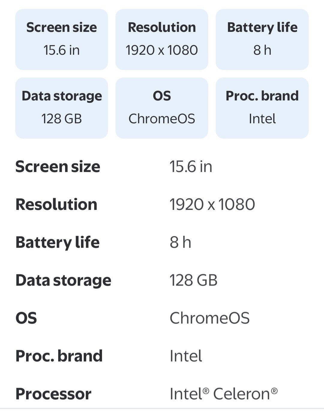 Asus CX 15.6 Chromebook
