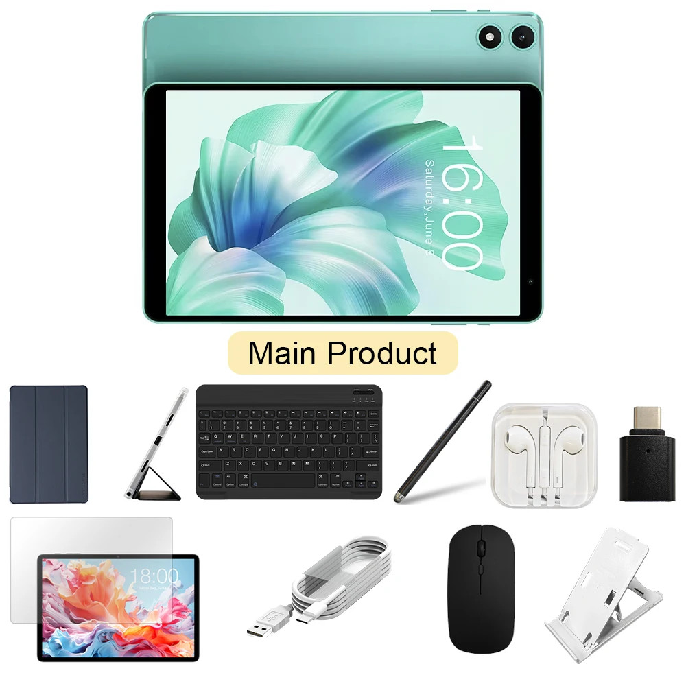 Teclast P85T 8″ Tablet Android 14 Allwinner A523 Octa-Core 4GB+64GB WiFi6