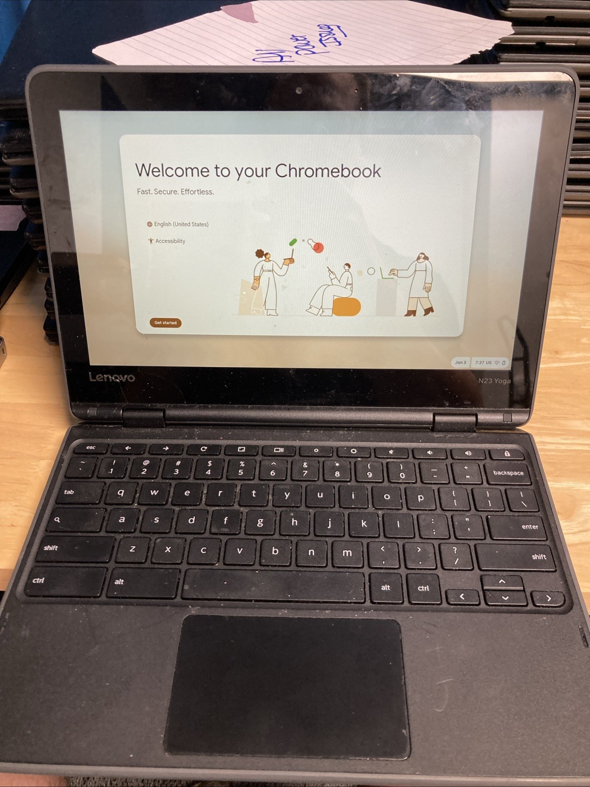 Lenovo 300e Touchscreen Chromebook 11.6″ 4GB 32gb SSD *SEE PHOTOS/DESCRIP.*