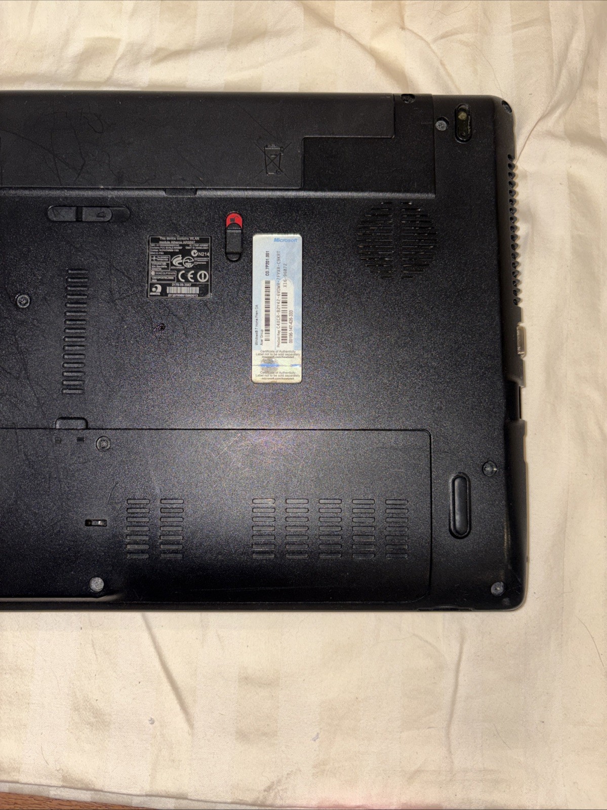 Acer Aspire 5552-3691 AMD Athlon II P340 2.2GHz 4GB RAM 250GB HDD