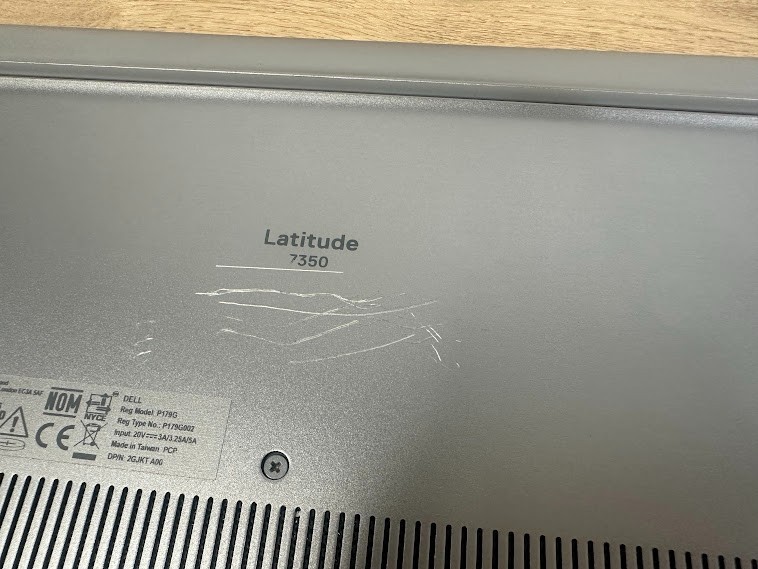 Dell Latitude 7350, Core Ultra 7 165U, 32GB LPDDR5, Intel Graphics, 512GB SSD