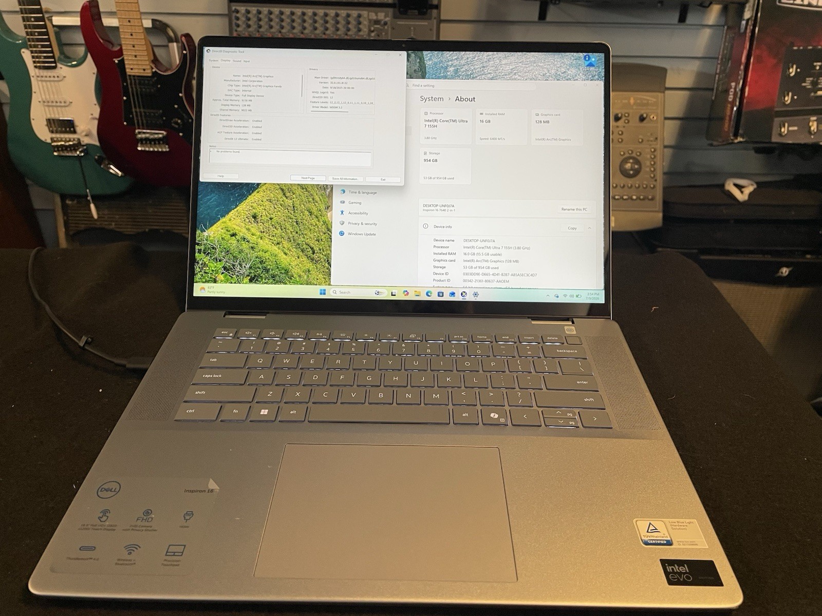 Dell Inspiron 16 Plus 7640 2-in-1 QHD Touch 90Hz Ultra 7 155H 16GB RAM 1TB SSD