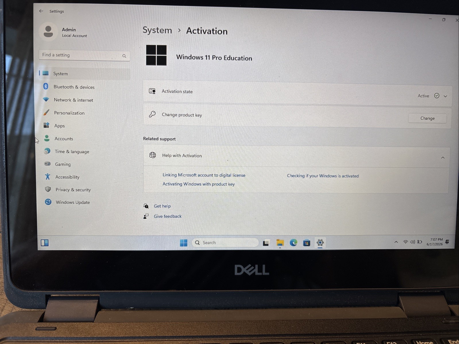 Dell Latitude 3190 2-in-1 Touch Intel N5030 1.1GHz 4 GB 64 GB SsD Win 11 P. Edu.