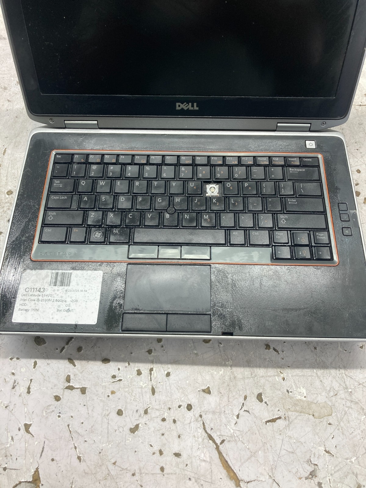 Dell Latitude E6420 Intel Core i5-2520M 2.50GHz 2GB NO HDD – READ