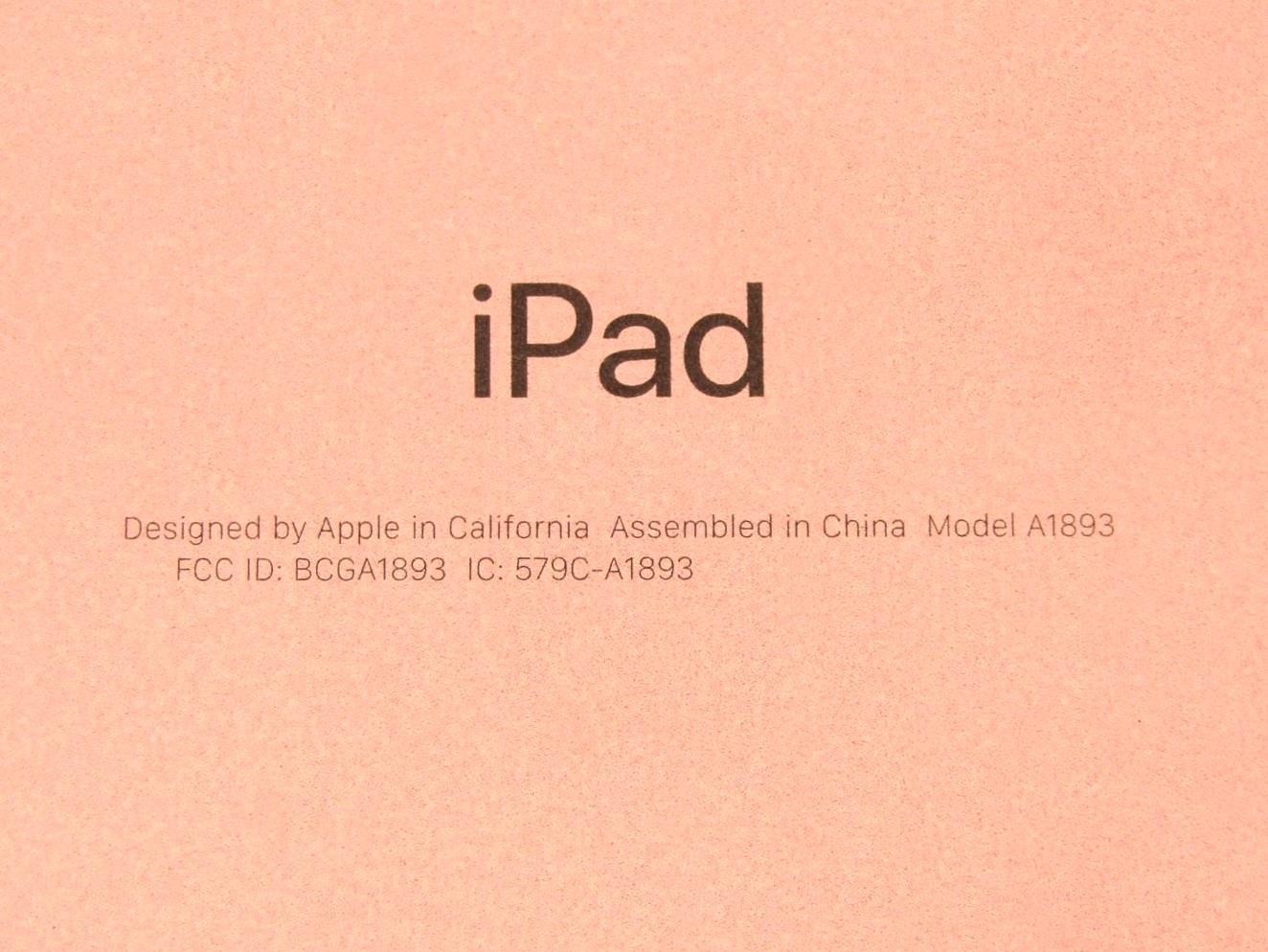 Apple iPad 6 A1893 7,5 32GB Tablet 9.7″ | Gold | WiFi Only | Health: 97%