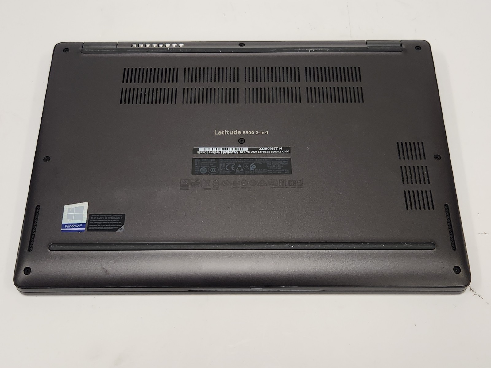 Dell Latitude 5300 2-in-1 TOUCH i5-8365U 1.60GHz 8GB 256GB NVMe Win11Pro