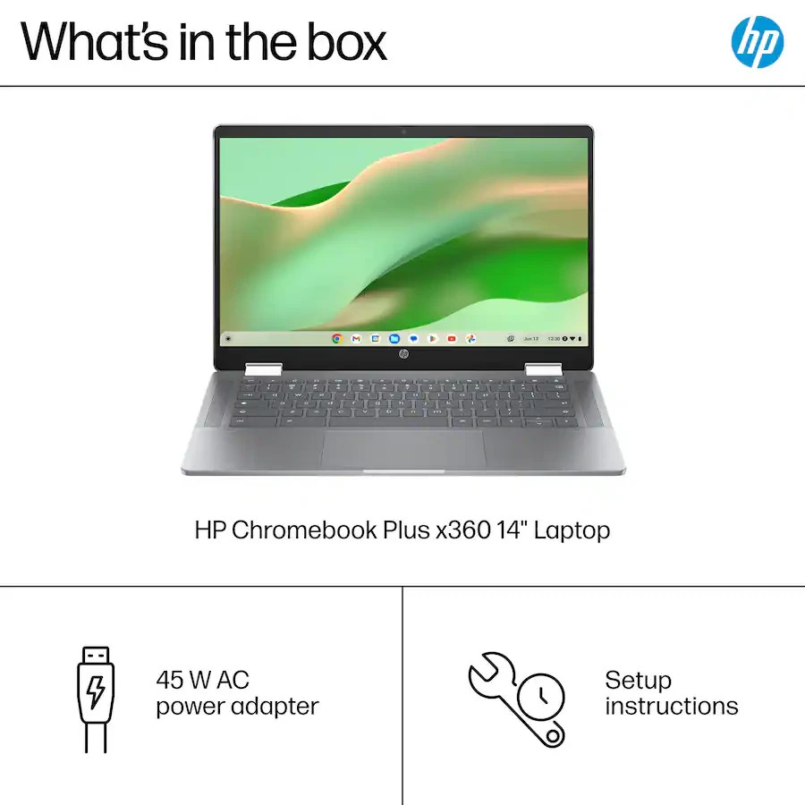 HP – 14″ 2-in-1 Full HD Touch-Screen Chromebook Plus Laptop – Free Shipping