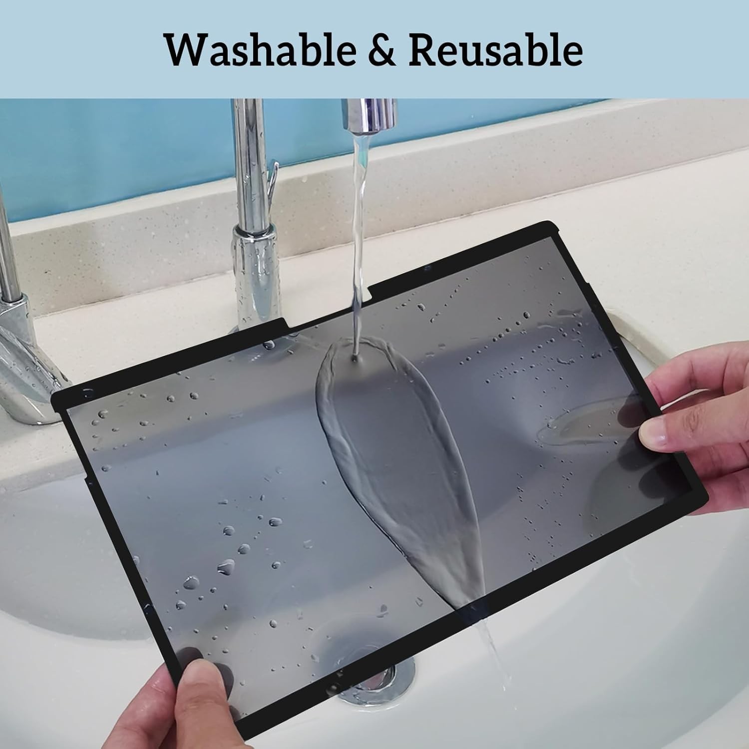 Removable Privacy Screen for Microsoft Surface Laptop Go 12.4 inch, Anti-Spy