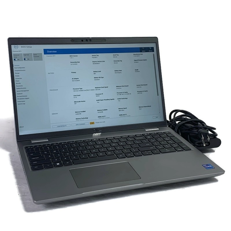Dell Precision 3571 15.6″ Laptop i7-12800H 2.4GHz 16GB 512GB NVMe SSD – Win 11