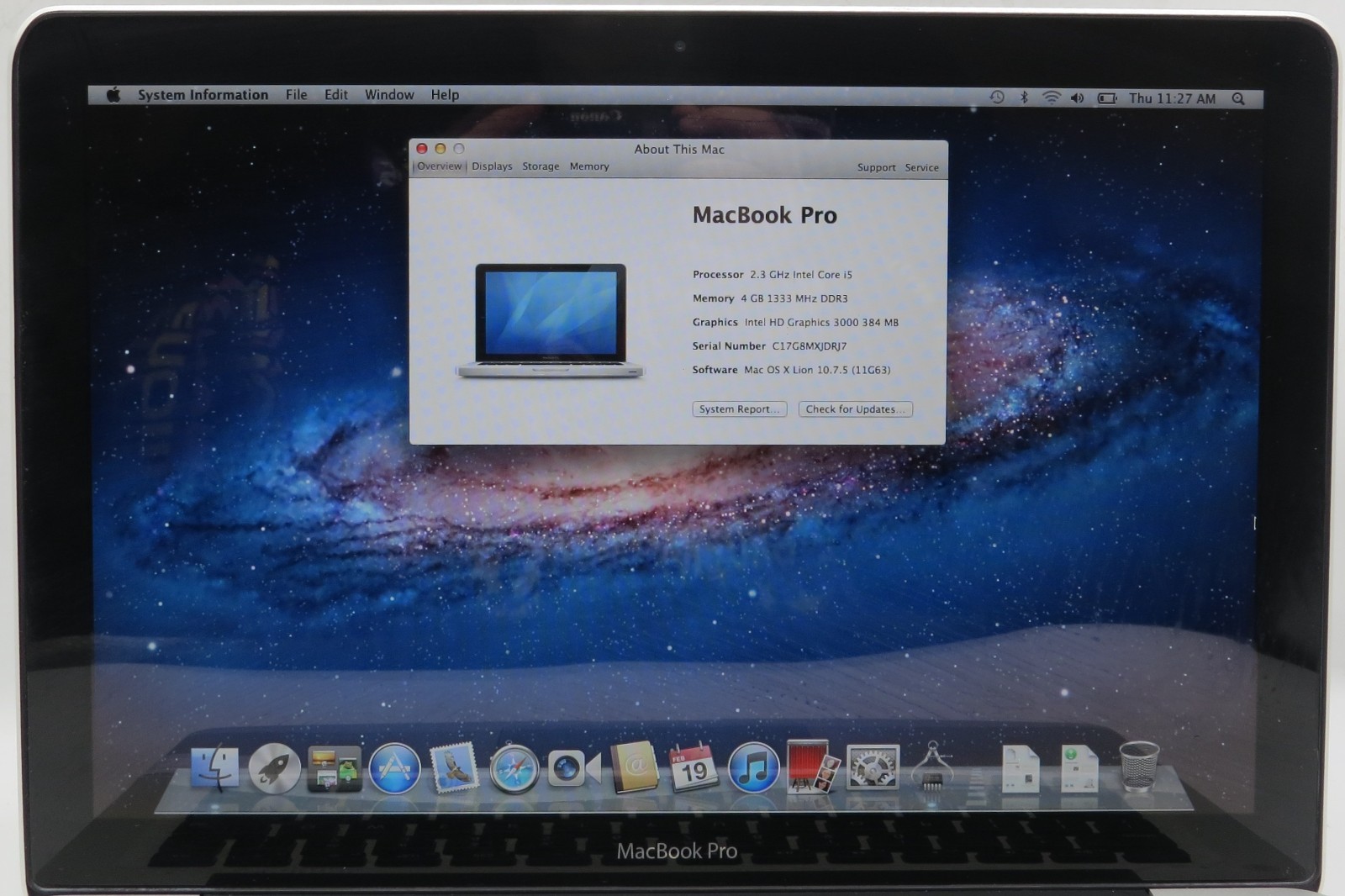 Apple MacBook Pro A1278 2011 | i5-2415M @2.3 | 4GB DDR3 | 256GB HDD| OS X 10.7