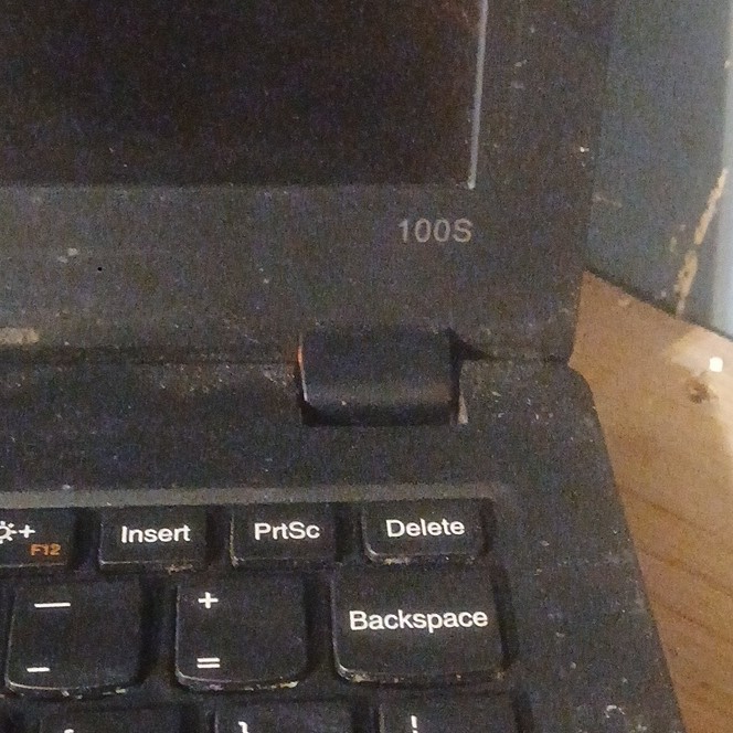 Lenovo 100S 14″ Red Laptop Intel Celeron Notebook For Parts/Not Working