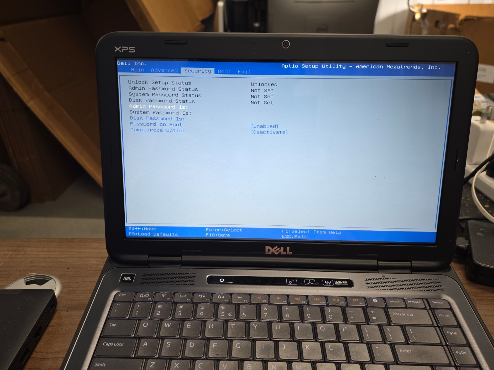 14″ Dell XPS L402X – i5-M560, 6GB RAM – Boots to bios!!