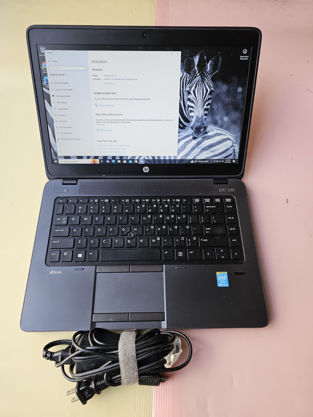 HP ZBook 14 Intel Core i7-4600U 16GB RAM 750GB HDD WEBCAM BACKLIT 1600X900