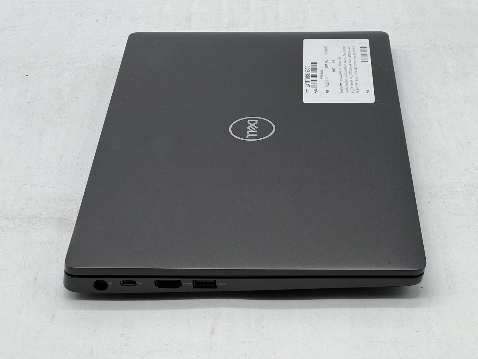 Dell Latitude 5300, i7-8665U CPU, @ 1.90GHz, 8GB RAM-No HDD/OS/Adapter