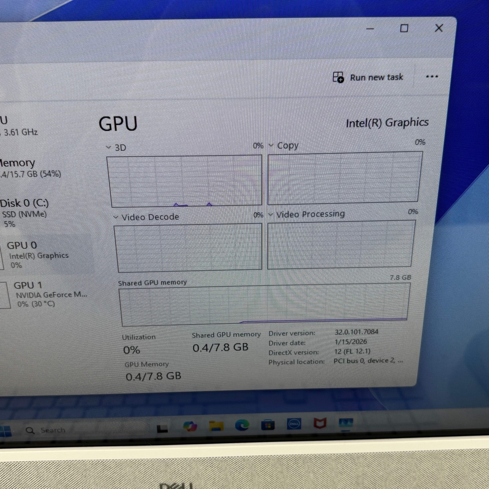 Dell W28C 27″ Core 7 150U 1.80GHz 16GB RAM 1TB SSD NVIDIA Geforce MX570 A