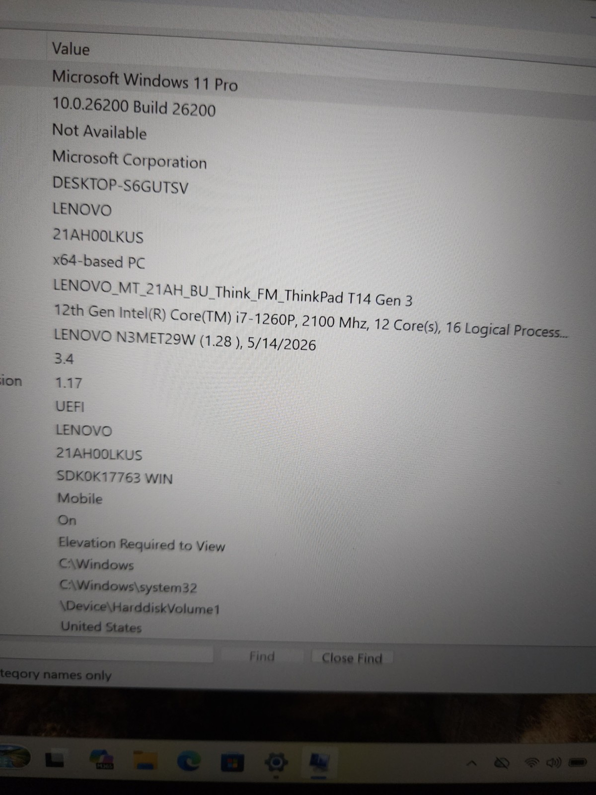 Lenovo ThinkPad T14 i7 24gb Ram 512gb NVMe SSD Drive 1260p Gen3 Win 11Pro …