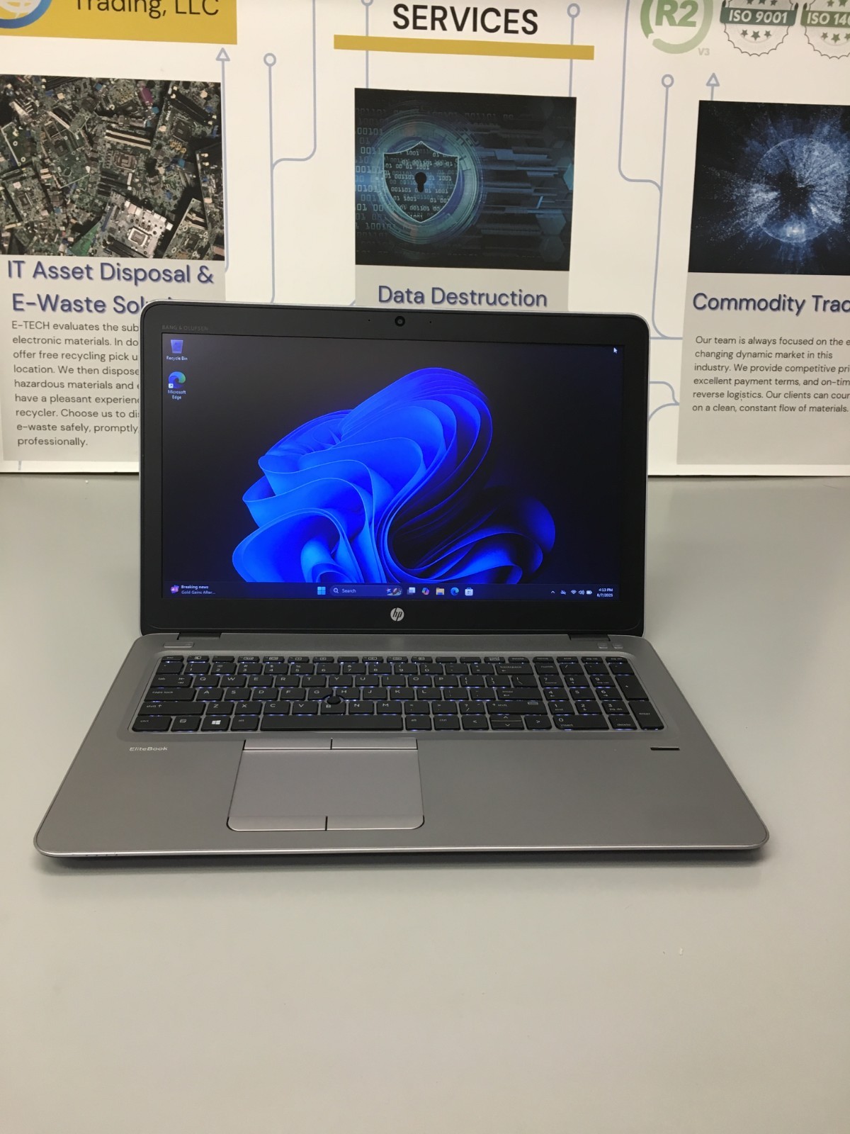HP Elitebook 850 G3 15.6″ Core i5 6th gen 2.30Ghz 8GB RAM 128 GB SSD WIN 11 PRO
