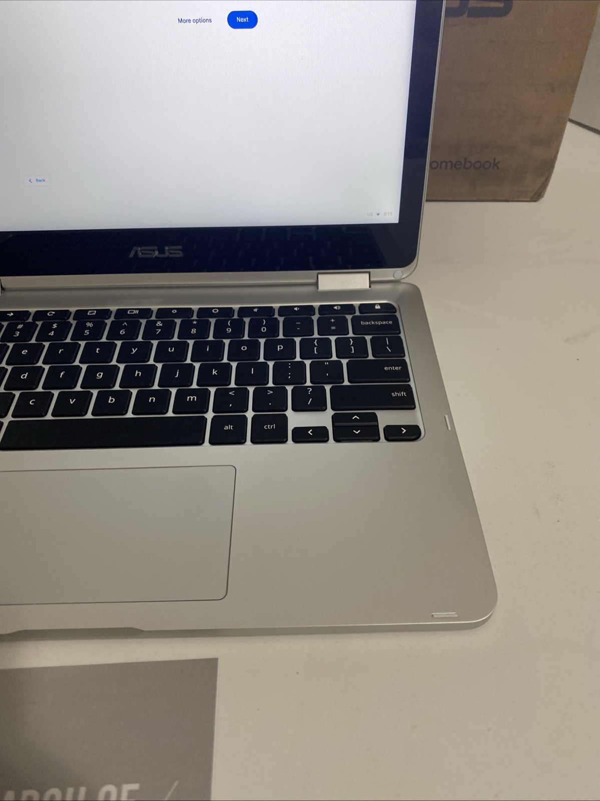Asus Chromebook Flip C302C M3 6Y30@2.2Ghz 4GB Ram 64GB SSD Touch ChromeOS WORKS