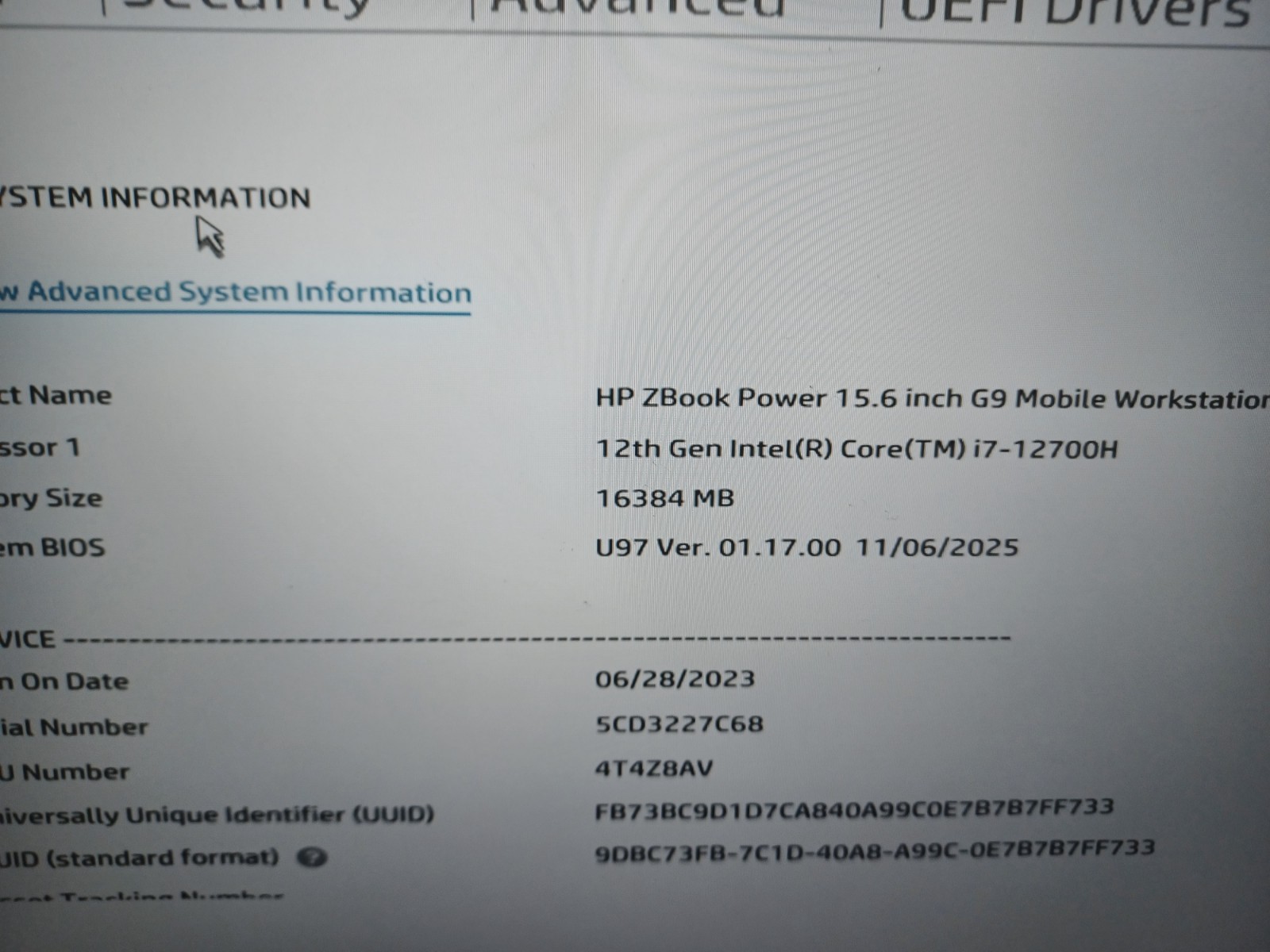 G9 Hp Zenbook 12700H A1000GPU 16Gb Memory. 256 Ssd