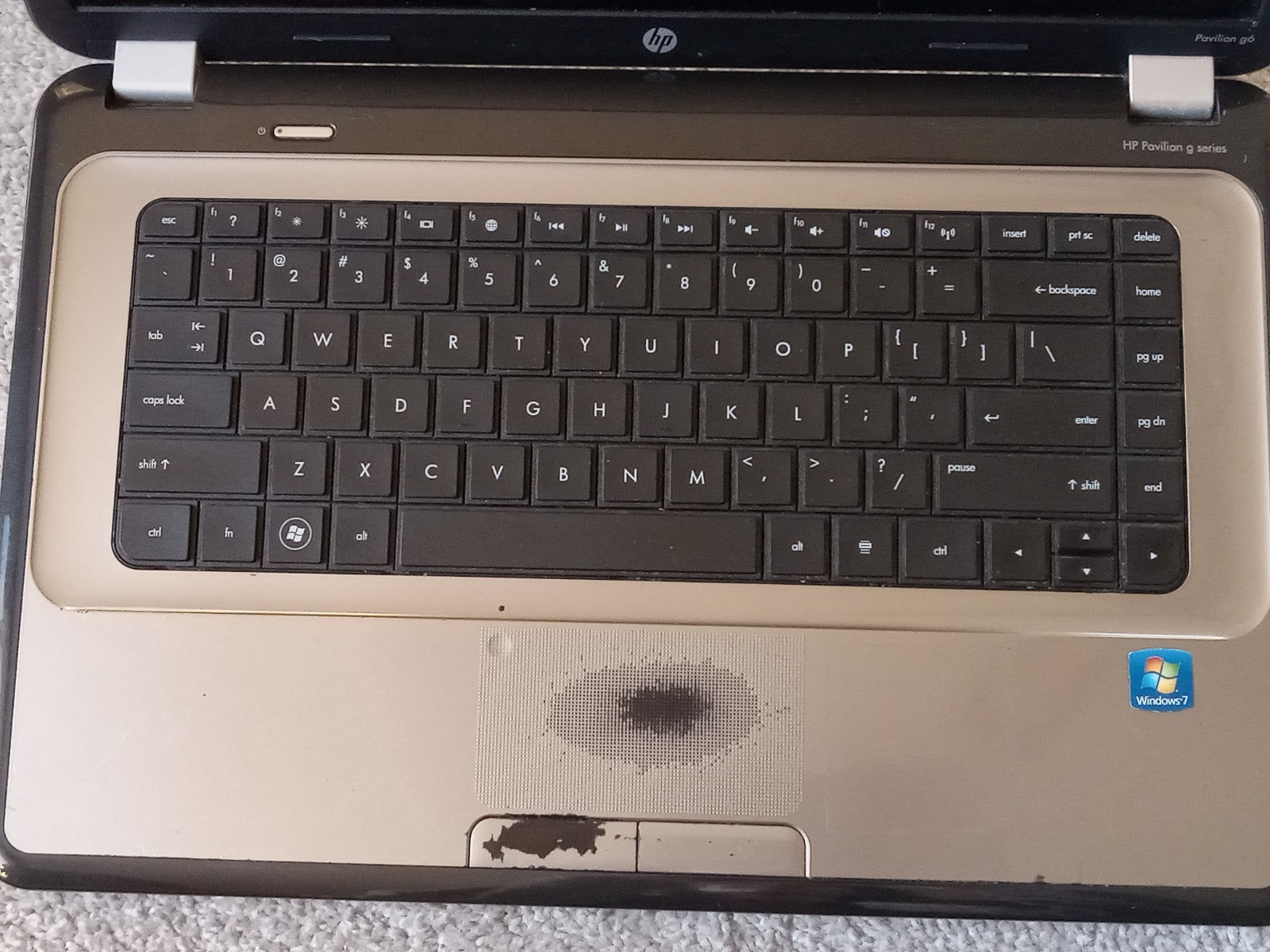 Used, HP Pavilion g6, Laptop, AMD A4-3320M APU with Radeon HD Graphics