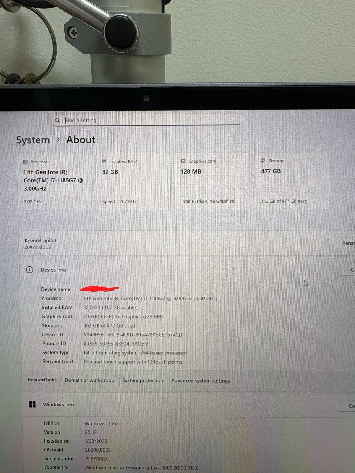Lenovo ThinkPad X1 Yoga Gen 6 14″ FHD IPS Touch Glossy i7-1185G7 32GB RAM 512GB