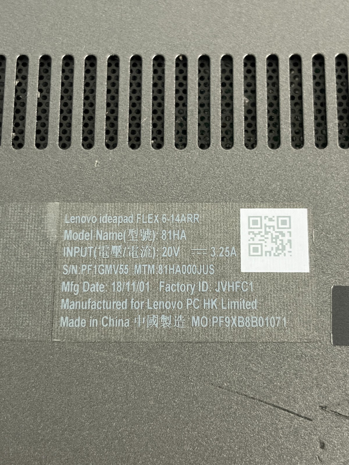 Lenovo IDEAPAD Flex 6 14ARR AMD Ryzen 3 2200U 4GB RAM 128GB SSD – TOUCH SCREEN