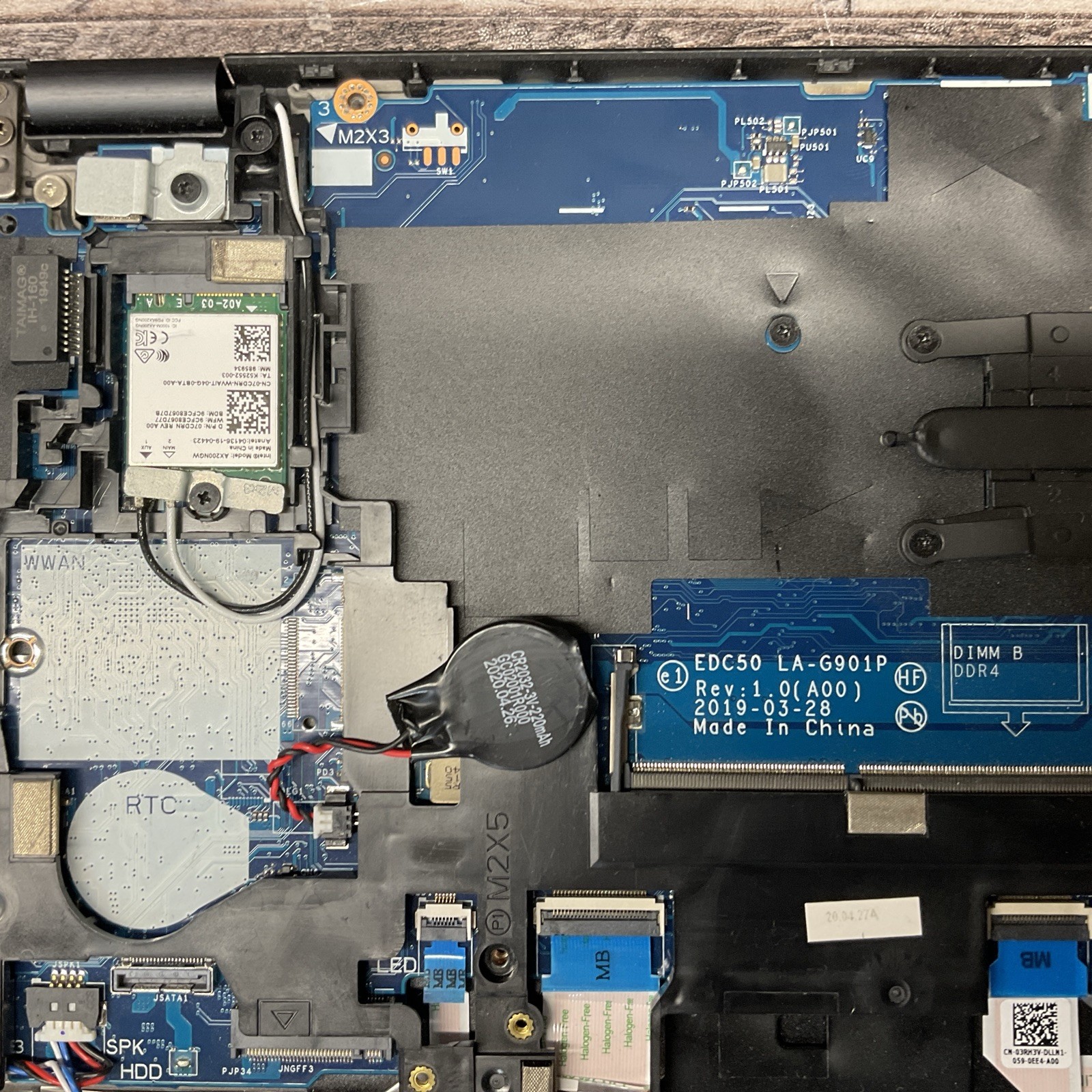 Dell Unknown / Unknown CPU / No RAM Laptop Notebook PC / C20