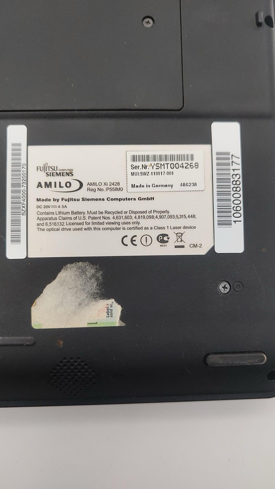 Fujitsu Siemens AMILO Xi 2428 Laptop