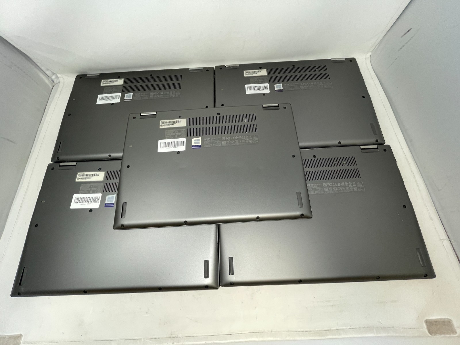 Lot of 5 ACER SPIN SP513-53N i5-8265U 8GB RAM 256GB SSD