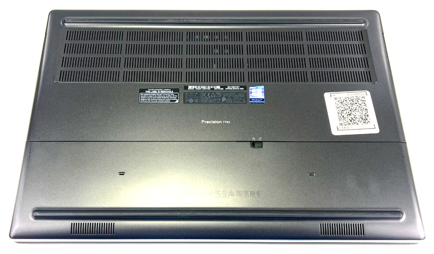 Dell Precision 7740 17.3″ Laptop i7 9th Gen NVIDIA 1TB SSD 80GB RAM Win11 (ME) B