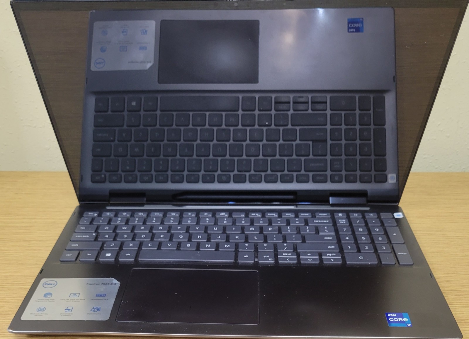 Dell Inspiron 7506 2-in-1 i7-1165G7 2.80GHz 16GB 256GB NVMe 4k Iris Max No OS