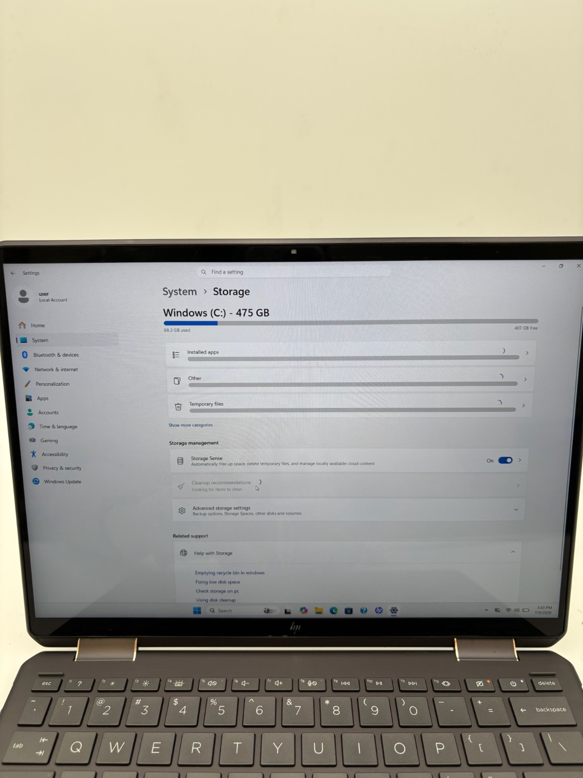 HP Spectre x360 2-in-1 14-ef2013dx 13.5″ 512 GB SSD 16 GB RAM i7-1355U