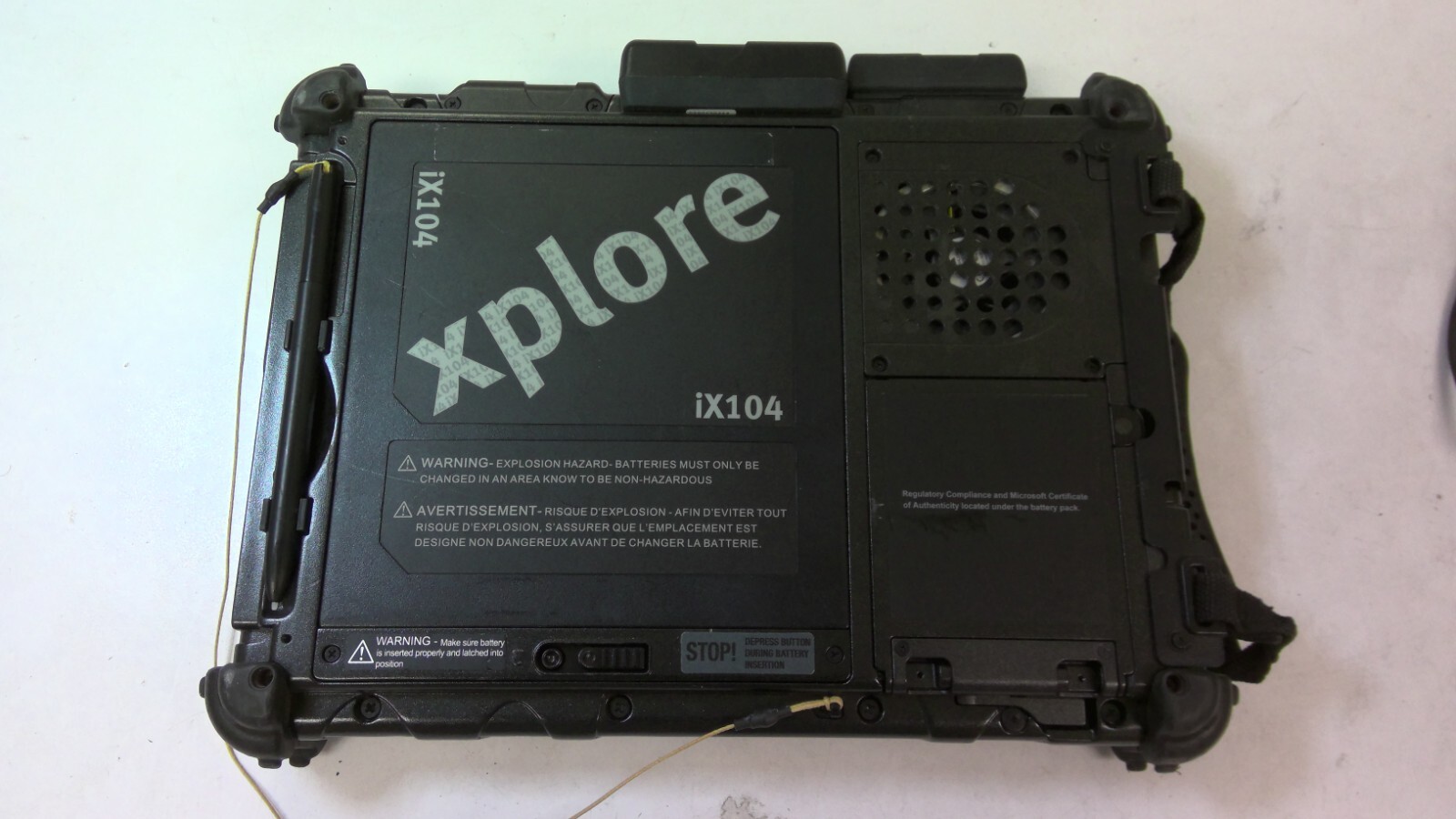 Xplore iX104C5 Intel core i7 4GB RAM No SSD 10.4″ Touch screen Tablet