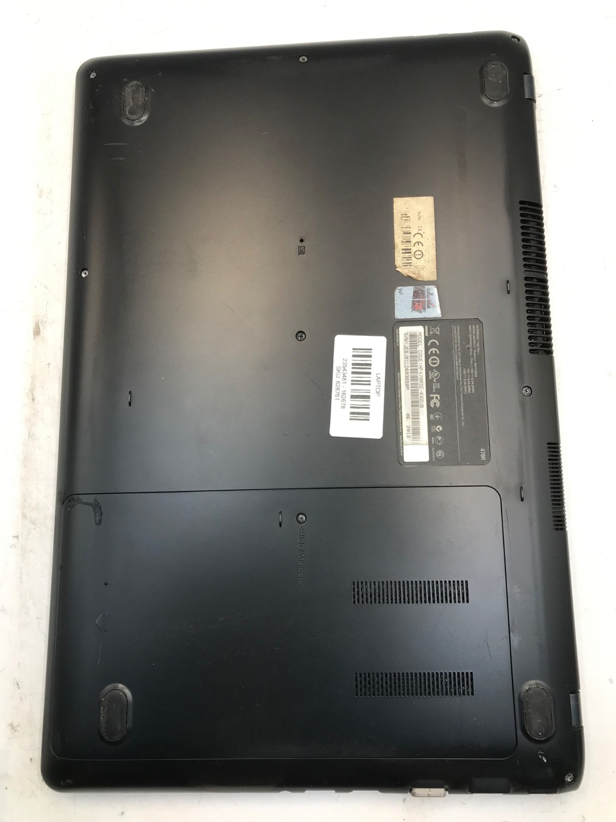 Samsung 470R Intel Core i7-3537U 2.0GHz 15″ Laptop – BROKEN HINGE/BAD KB -MZ