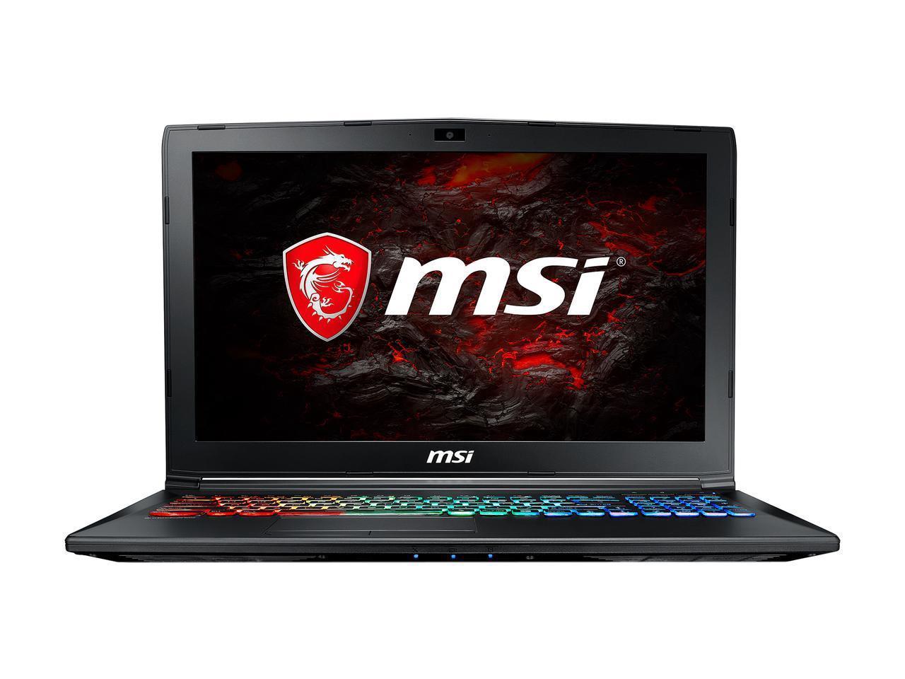 MSI 15.6″ GP62MVRX Leopard Pro Custom i7-7700HQ GTX 1070 8GB GDDR5 32GB 512 SSD