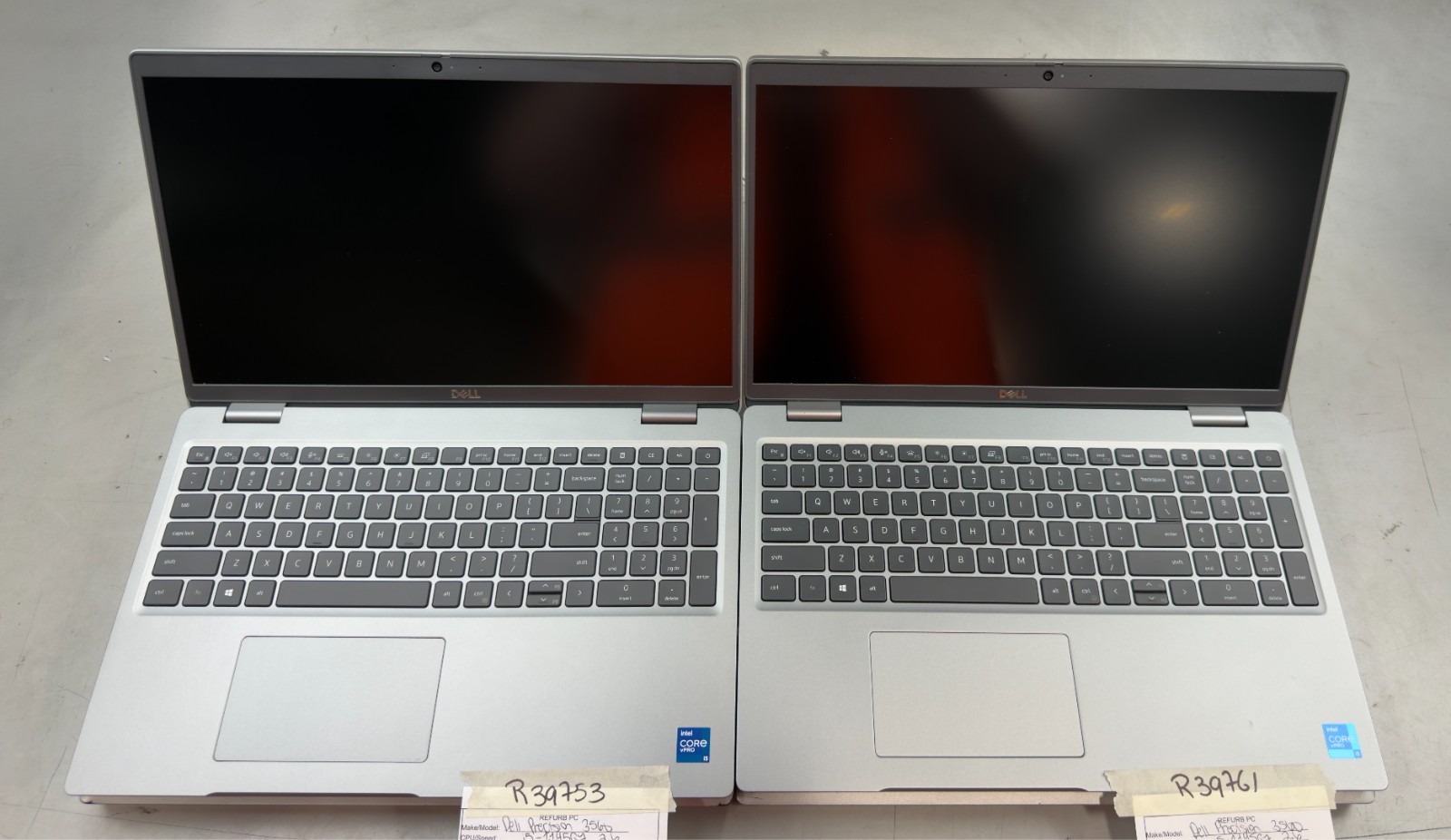 (Lot of 4) Dell Precision 3560 i5-1145G7 / 16GB RAM / T500 / NO SSD -RL6031