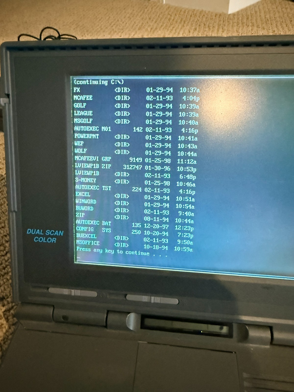 Vintage Sharp Notebook PC 8150 Used , Works Modem , Hard Drive PC Card Slot