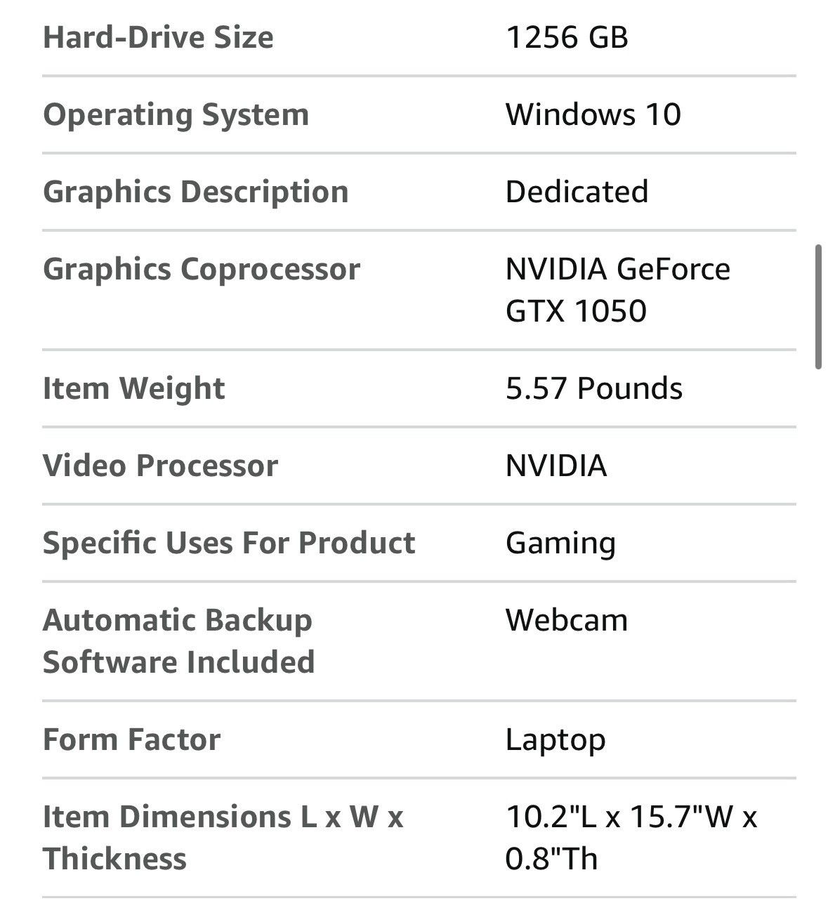 Dell G5 5590 Laptop