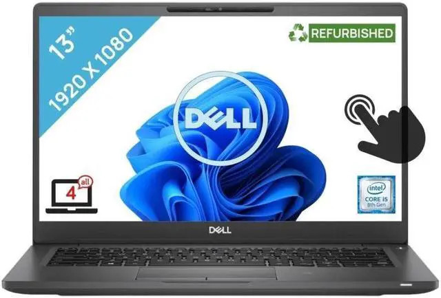DELL Latitude 7300 13.3 FHD Touch Intel i5 8365U 1.60Gz 16GB RAM 512GB SSD