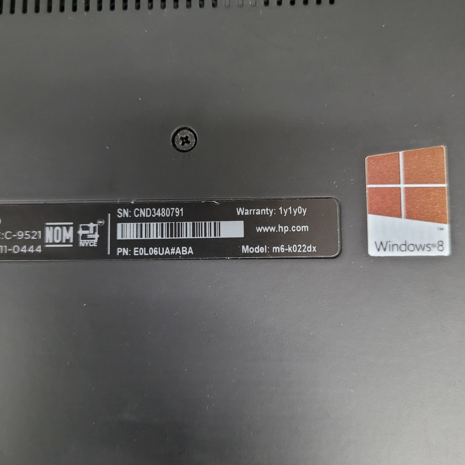 HP ENVY M6-K022DX / AMD 10-5745 @2.10GHz /6 GB RAM/ 750 GB HDD WINDOWS 11