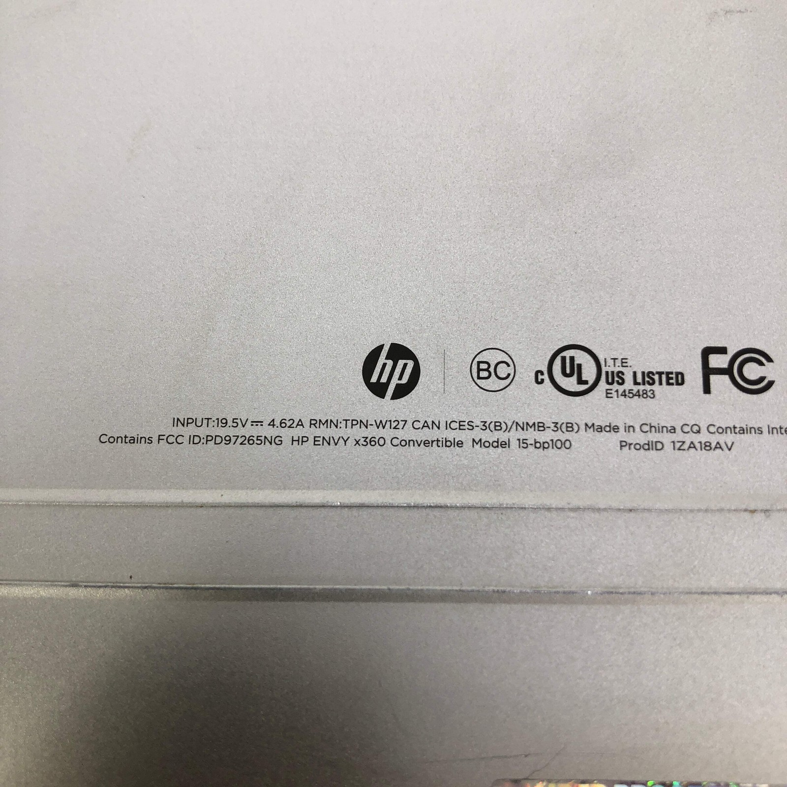 HP Envy x360 15-BP100 15.6″ i7-8550U 1.99Ghz 12GB RAM 1TB SSD