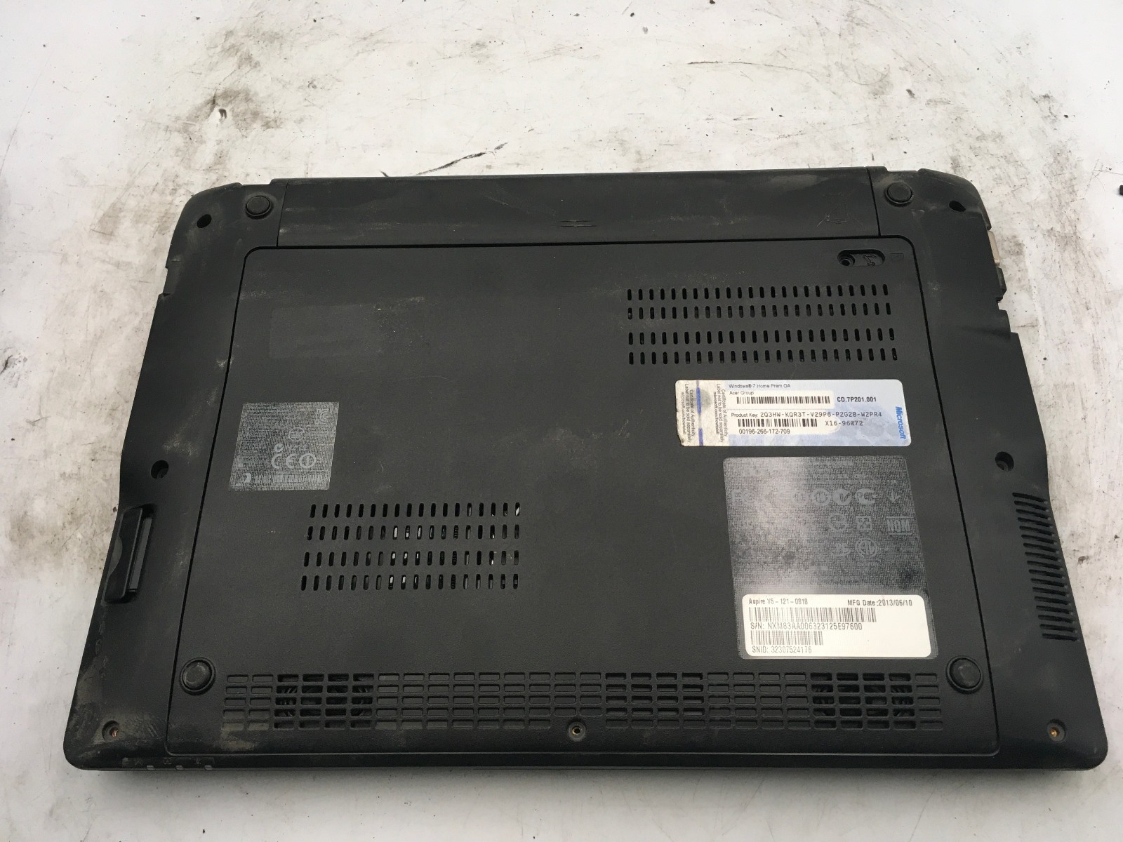 ACER ASPIRE V5 121 – FOR PARTS/NO POWER – AMD C70 – 2GB RAM – 11″ -READ DESC- BB