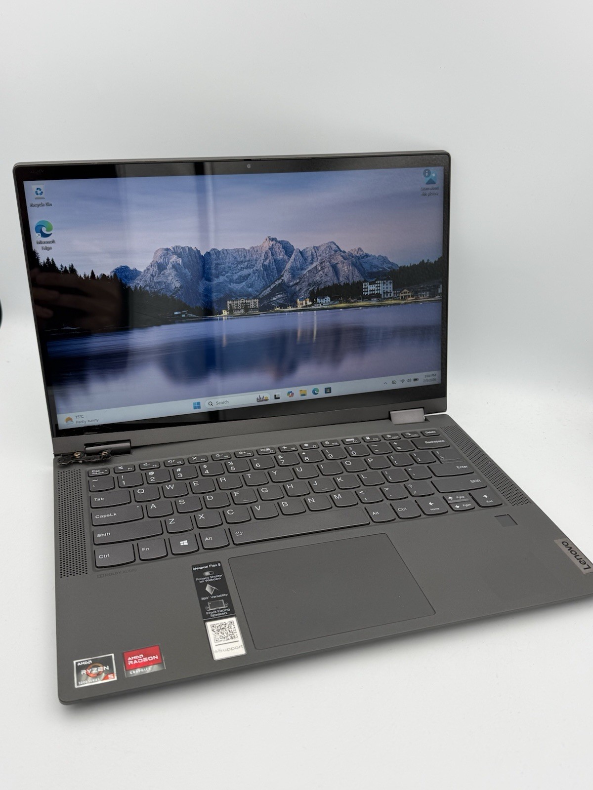 Lenovo IdeaPad Flex 5 14” – Ryzen 5 5500U/16GB RAM/512GB SSD (HINGE ISSUE) 45C