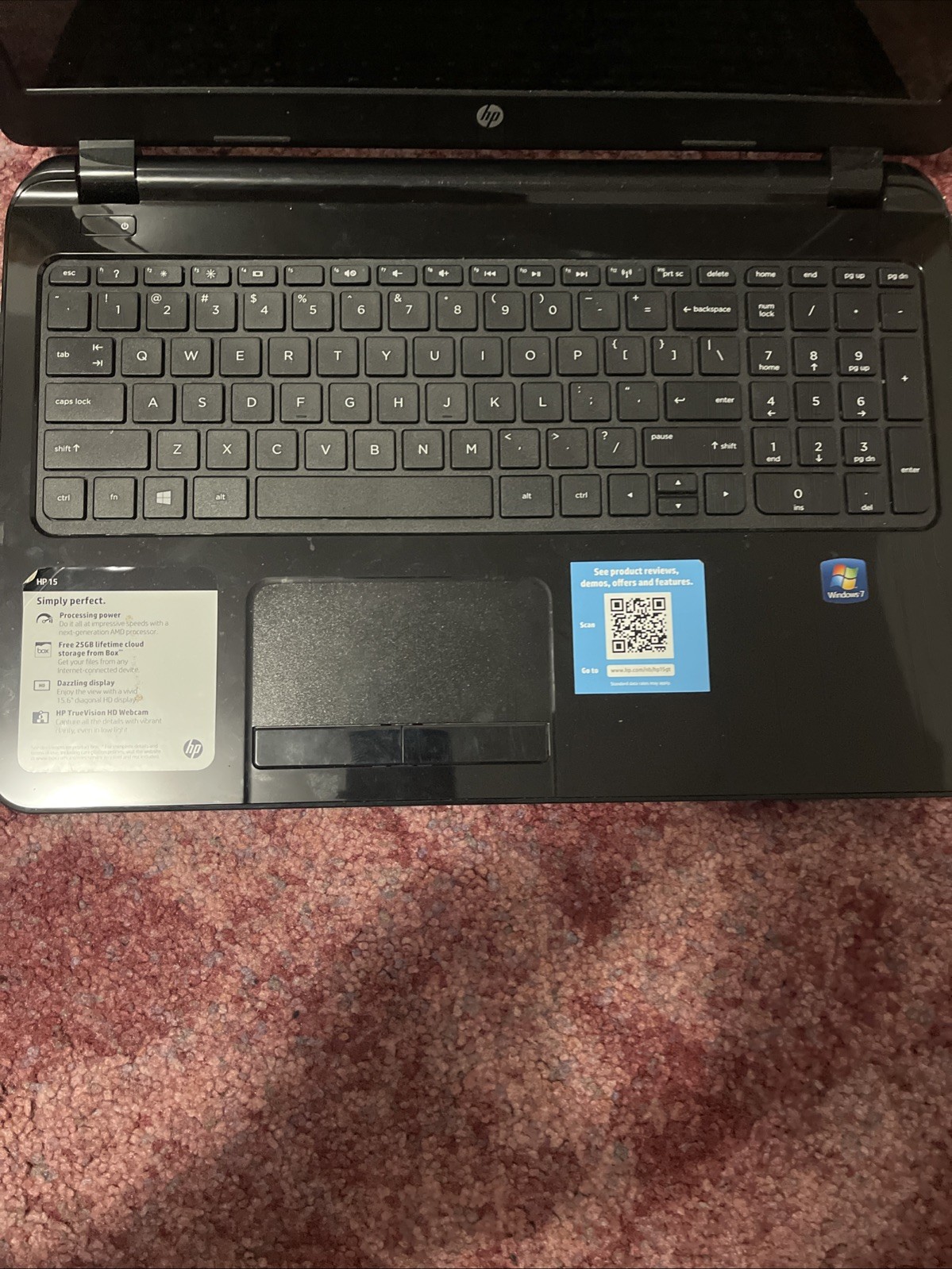 HP Notebook 15-g080nr – 15.6″ Laptop– AMD A6-6310 Quad-Core 1.80 GHz