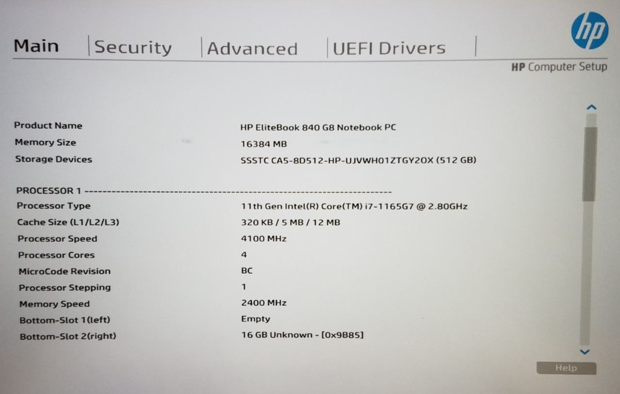 HP EliteBook 840 G8, 14″ Touch, i7-1165G7@2.8GHz, 16GB RAM, 512GB NVMe, Lot of 4